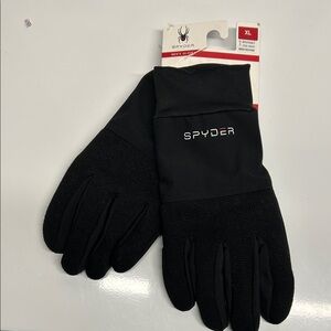 Spyder Black Men's Gloves